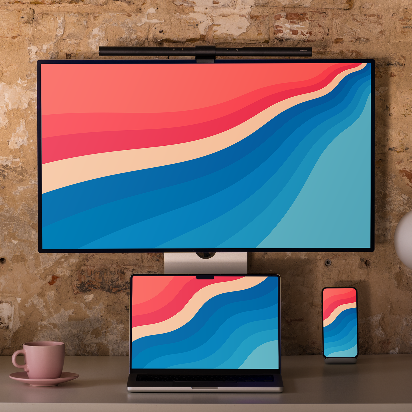 Dynamischer Wallpaper Kursiv