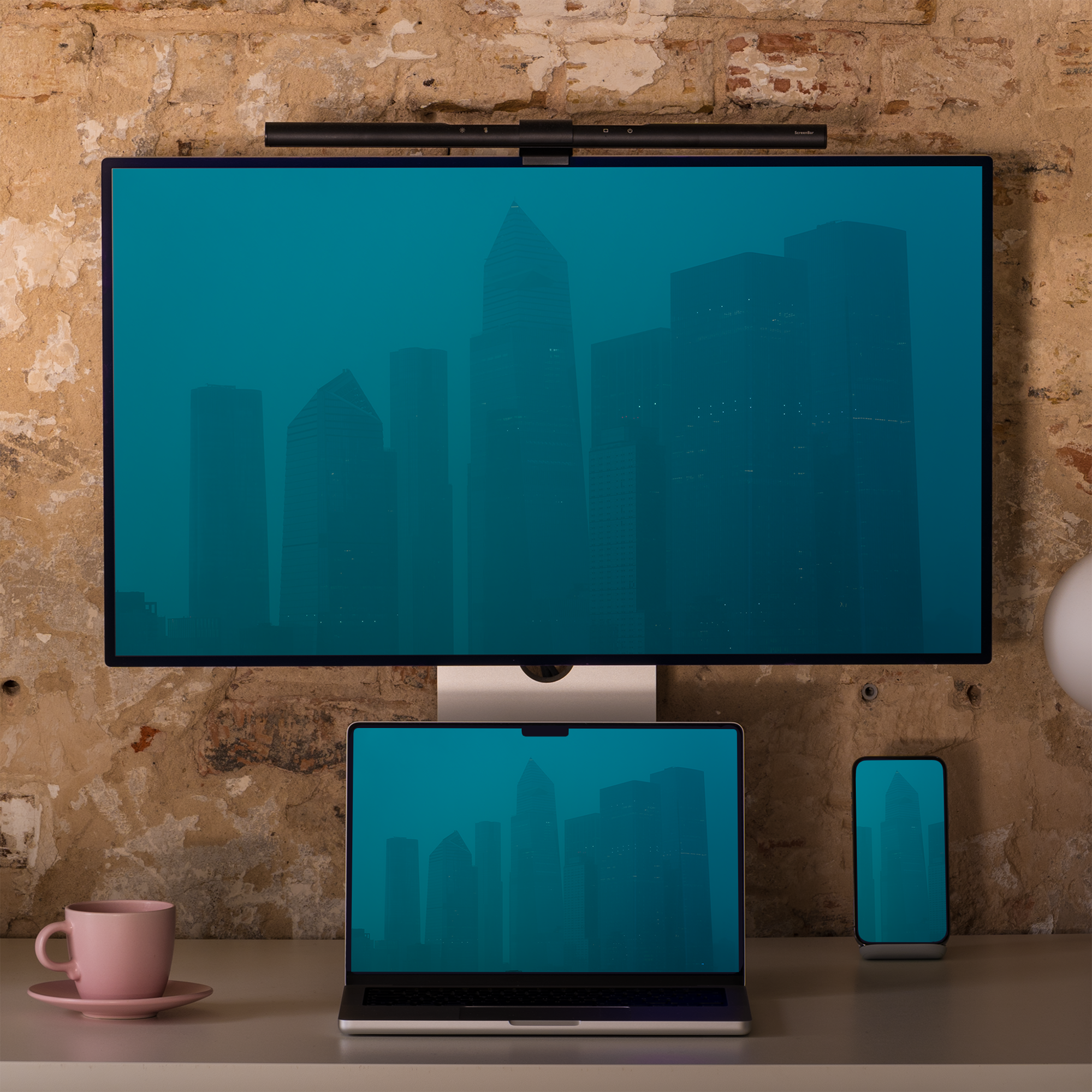 Dynamischer Wallpaper Glas
