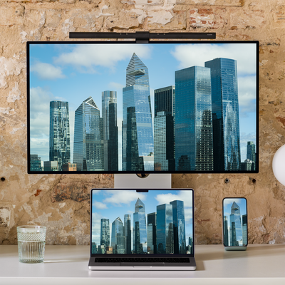 Dynamischer Wallpaper Glas