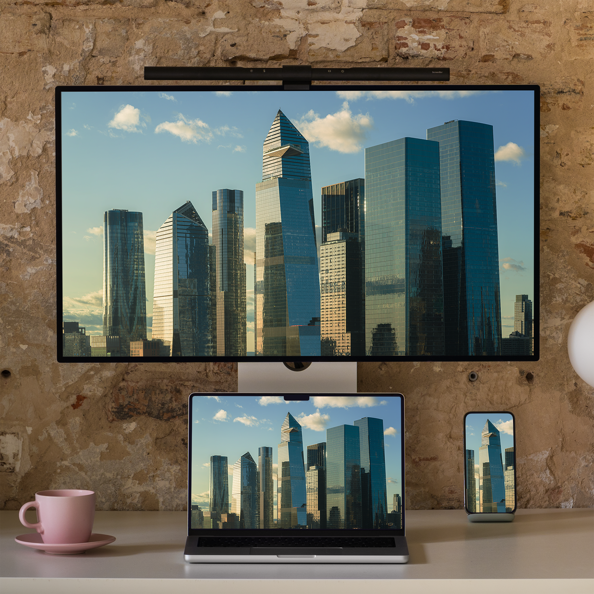 Dynamischer Wallpaper Glas